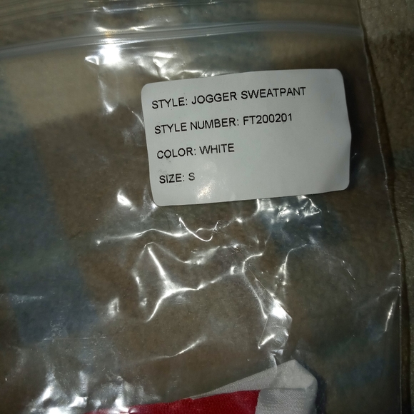 Negotiable FTP (S)White amd Red Track pants - Picture 5 of 5